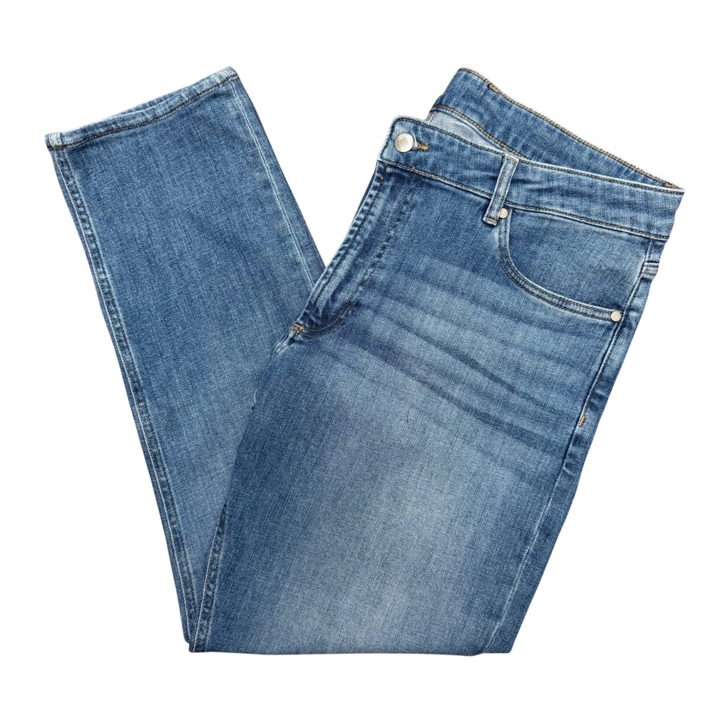 Peter Millar Crown Crafted Jeans Mens 40 Blue Stretch Denim Hemmed Inseam 29